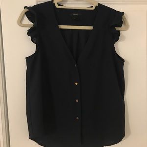 Forever21 Navy Blouse (3 for $12)